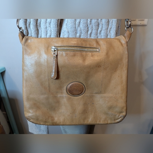 Roots Canada Brown distressed rustic leather convertible bag Large - Picture 7 of 15
